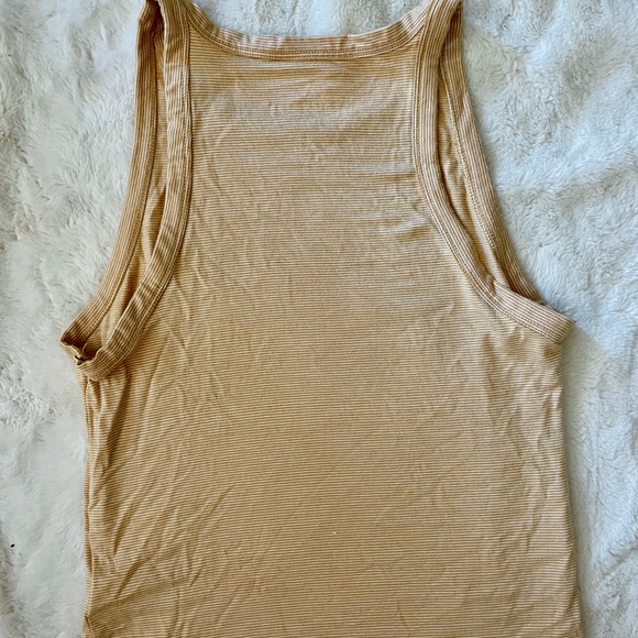 soft yellow tank top with racer back! - Picture 4 of 4